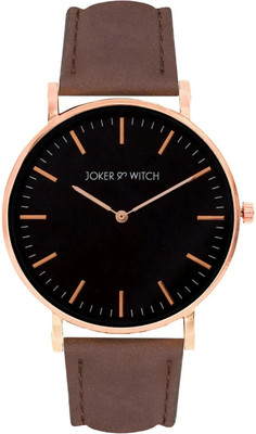 Joker & Witch Hope Black Dial Brown Strap Watch Analog Watch  - For Women