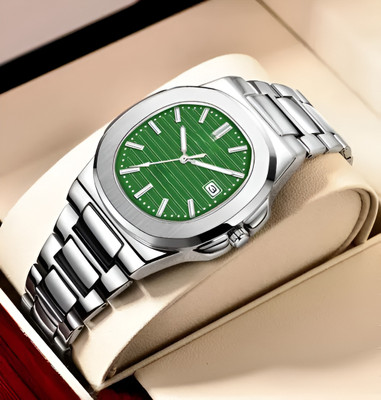 NITYA DRM020 = green Dial Day and Date Functioning Analogue Wrist Watch forMen's&Boys Professional Edge Analog Watch  - For Men