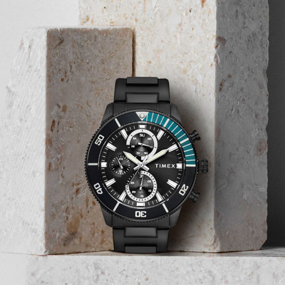 TIMEX Multifunction Black Dial Analog Watch  - For Men