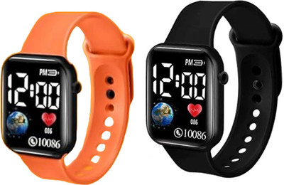 KIMY Kids' sports watch: good quality silicone LED digital display The most recent and cutting-edge design for a black LED display. Digital Watch  - For Boys & Girls