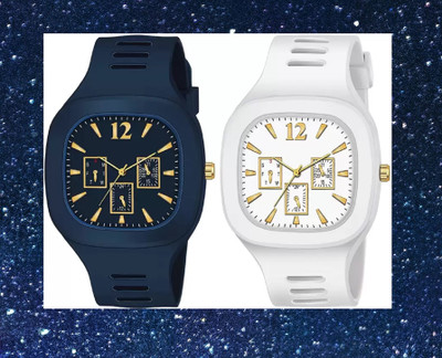 VISER MSGBOYSMILBLUE+WHITE1 MSGBOYSMILBLUE+WHITE1 Analog Watch  - For Boys