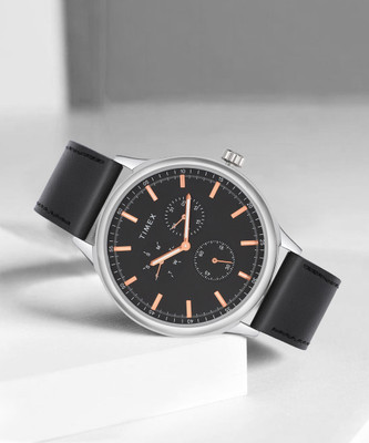 TIMEX Multifunction Black Dial Analog Watch  - For Men