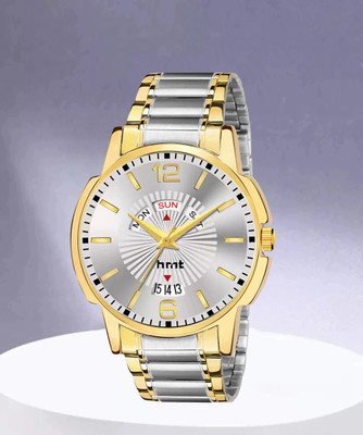 SWI55UN I-12 Two Tone Premium Water Resistant Scratch Resistant Quartz Branded Hands Two Tone Watch Analog Watch  - For Men