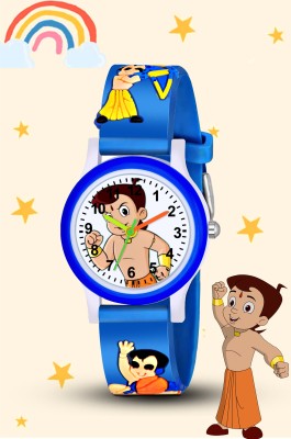 SPINOZA Attractive Blue color cartoon Chota Bheem new design analog watch Analog Watch  - For Boys & Girls