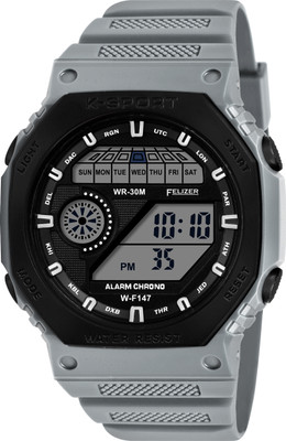 Felizer Sports Watch 147 Grey Digital Watch  - For Men