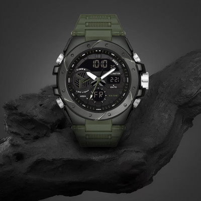Carlington CT 9140 Green Endurance Series Analog-Digital Watch  - For Men