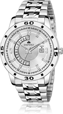 EMPERO EMPERO Working Date Display Stainless Steel Chain With Silver Dial Analog Watch  - For Men