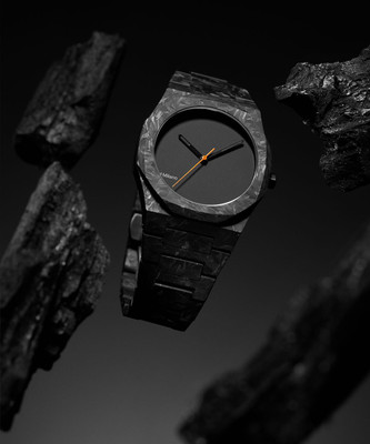 D1 MILANO CRBJ01 Carbonio Black Dial Automatic Analog Watch  - For Men