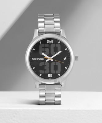 Fastrack NP38051SM07 Bold Fonts Analog Watch  - For Men