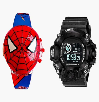 OKU Spider and Digital Sports Watch for Boys and Girls Digital Watch  - For Boys & Girls