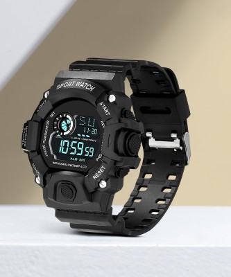 DKERAOD 01_GW 7-LED Light Alarm Premium Quality Semi Water&Shock Resistant WatchWrist  Digital Watch  - For Men