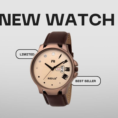 REDUX RWS0191S_NEW Beautiful Brown Dial Day and Date Analog Watch  - For Men