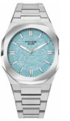 SONATA Poze 7 Sonata Poze 7 Blue Dial Blue Sheet Metal Strap Analog Watch  - For Women