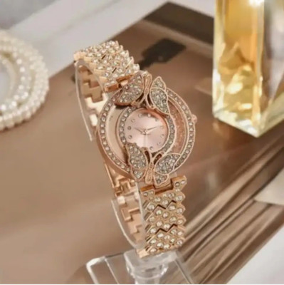 Fanish fashion Monarch Sparkle AURA BUTTERFLY 2025 Analog Watch  - For Women