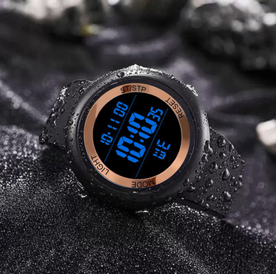 HALA HL-1260 Stylish Sporty Look, Alarm, Black Strap, Multi Function Chrono Premium Watch Digital Watch  - For Men