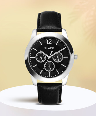 TIMEX Multi Function Black Dial Analog Watch  - For Men