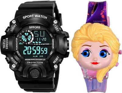 Napp mall Firozencover_blackgshokk New Trandy Digital Watch Digital Watch  - For Boys & Girls