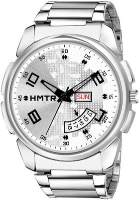 HMTr HMTr-7097-SILVER DAY AND DATE WORKING Analog Watch  - For Men