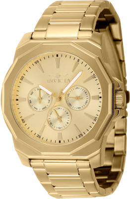 INVICTA 46855 Speedway Quartz Gold Dial Analog Watch  - For Men