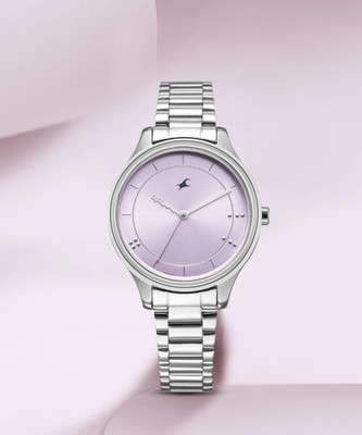 Fastrack Fastrack Stunners Purple Dial Silver MetalStrap Analog Watch  - For Women