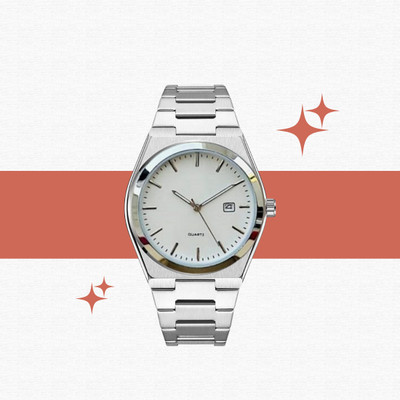 SHR COLLECTION Professional White Dial Analog Watch for Men Professional White Dial Analog Watch for Men Analog Watch  - For Men