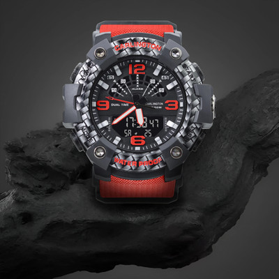 Carlington 9103 Red Endurance Series Analog-Digital Watch  - For Men