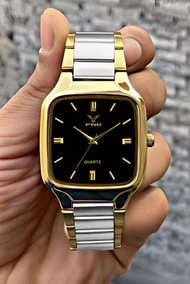 FNB FN-1850 Elegant Series Square Analog Quartz For Men/Boys Analog Watch  - For Men