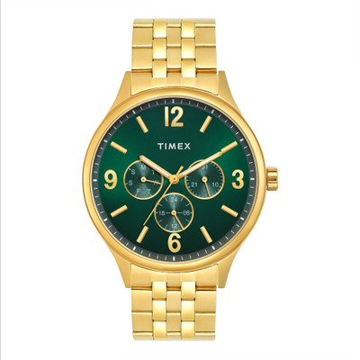 TIMEX TWEG18440 TIMEX Green Round Dial Analog Watch  - For Men