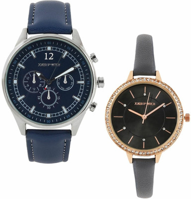 Joker & Witch Crackle & Pop Couple Watches Analog Watch  - For Couple
