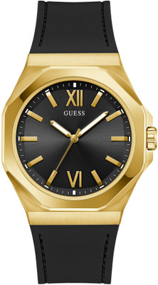 GUESS GW0850G2 GUESS Emperor Black Round Dial Analog Watch  - For Men