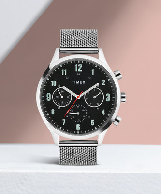 TIMEX Multifunction Black Dial Analog Watch  - For Men