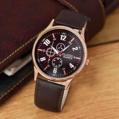 Doil Domec 331BROWN Slim Case Design Analog Watch  - For Men