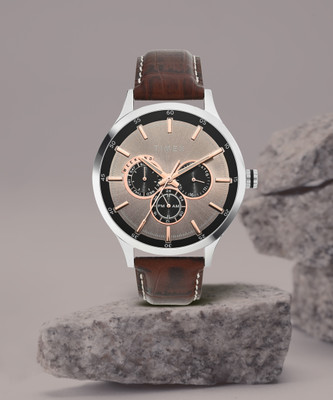 TIMEX Multi Function Grey Dial Analog Watch  - For Men