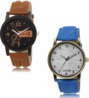 LOREM OE-LR01-LR28 Analog Watch  - For Men