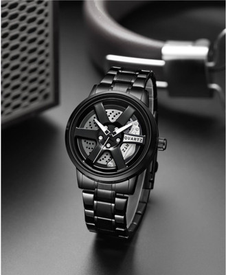 GATRADES MA6744 3D Rotating spinning carwheel men quartz analog watch Analog Watch  - For Men