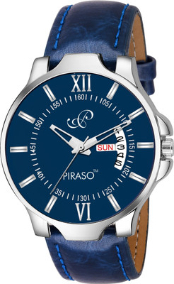 PIRASO Blue Day and Date Analog Watch  - For Men