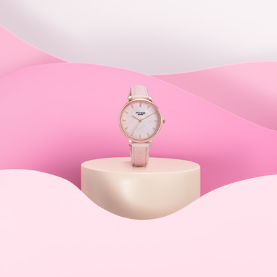 SONATA drop 5 from Poze Sonata drop 5 from Poze Quartz Pink Dial Women's Watch / Analog Watch  - For Women