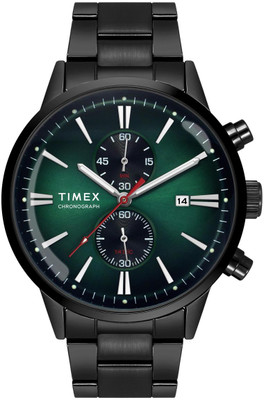TIMEX TWEG19933 Green Round Dial Chronograph Quartz Analog Watch  - For Men