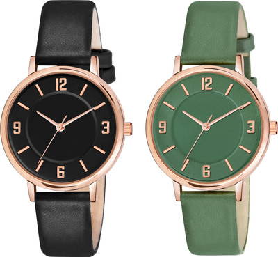DREALEX Combo Set of 2 Formal Analog Watch  - For Women