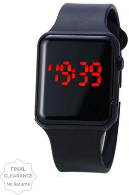 EDENSCOPE 4D-26 [EDENSCOPE-426] Premium Quality PU Belt And Square Dial Watch Luxury Digital Watch  - For Boys & Girls