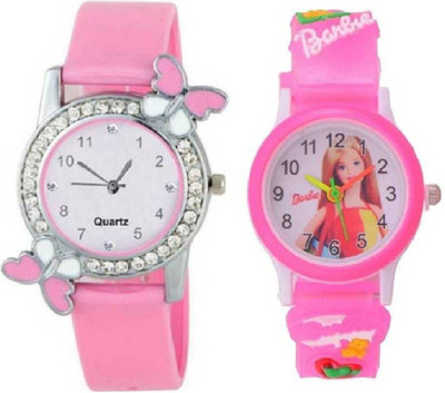 Zyla BROSTIN-2023 New Best Trending Designer Stylish Pink Strap Silicon Analog Watch  - For Women