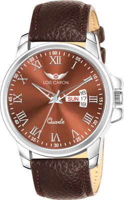 LOIS CARON LCS-8331 Classic Quartz Wristwatch with Day and Date Function for Men and Boys Analog Watch  - For Men