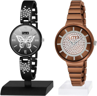 HPWATCH 3 brown_ZXC-15-Black Modern Minimalist Black Dial Silicone Strap Analog Watch Analog Watch  - For Women