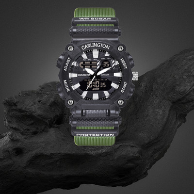 Carlington CT 3311 Green Endurance Series Analog-Digital Watch  - For Men