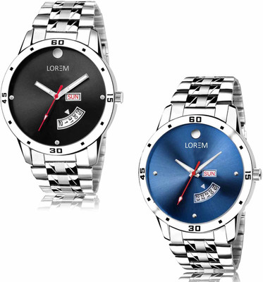 LOREM OE-LR104-LR105 Analog Watch  - For Men