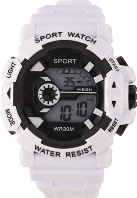 YUKAX Silicone Belt Strong Built Quality Semi Water & Shock Resistance Digital Watch Digital Watch  - For Men