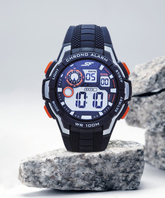 SONATA 77097PP04 SF Digital Watch  - For Men