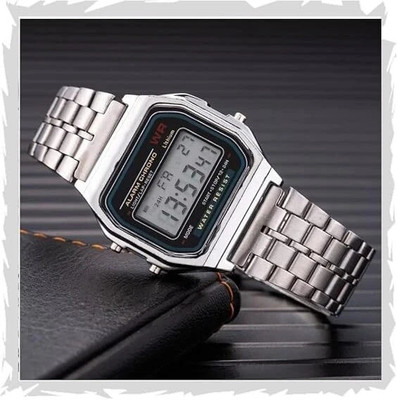 ENSHINE COLLECTION Square Dial Unisex Wrist Watch for Men Women GASIO Analog Watch  - For Men