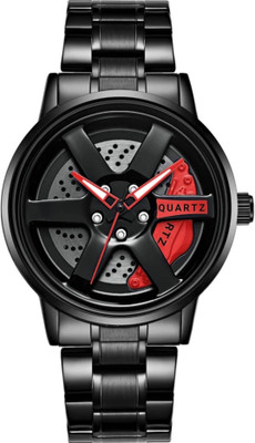 TYMTOUCH 3RD ANLOG WATCH FOR MEN-BOYS IN MULTICOLOUR RED SPINNER Analog Watch  - For Men