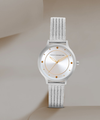 French Connection French Connection Silver Analog Round Dial Emalie Watch For Women - FCP30S Analog Watch  - For Women